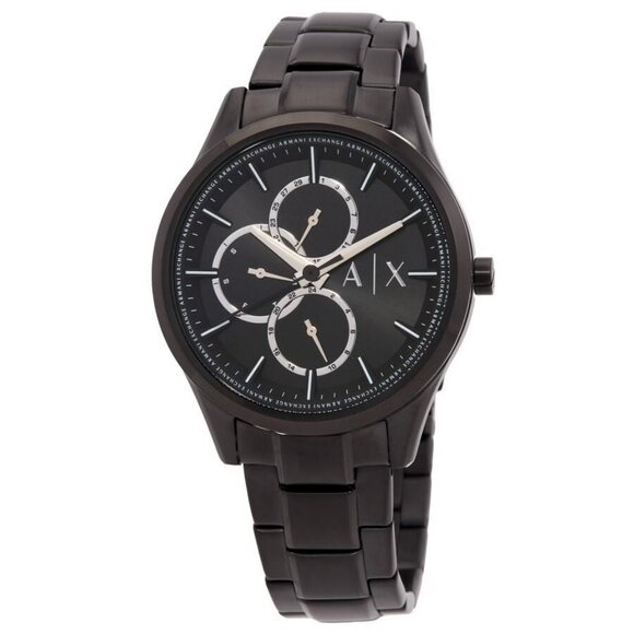 NWT Authentic Armani Exchange Dante Chronograph Quartz Black Dial Men's Watch - Picture 1 of 4